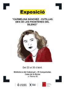 CARTELL Carmelina Sánchez-Cutillas, 23 al 30-4-21