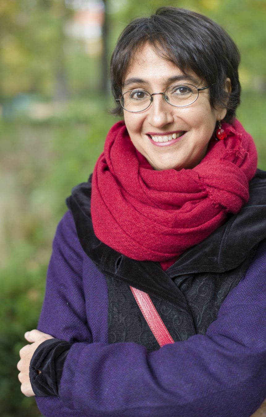 Deutschland, Berlin, Oktober 2016, die Komponistin und Musikerin Elena Mendoza.